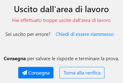 uscita oltre il limite